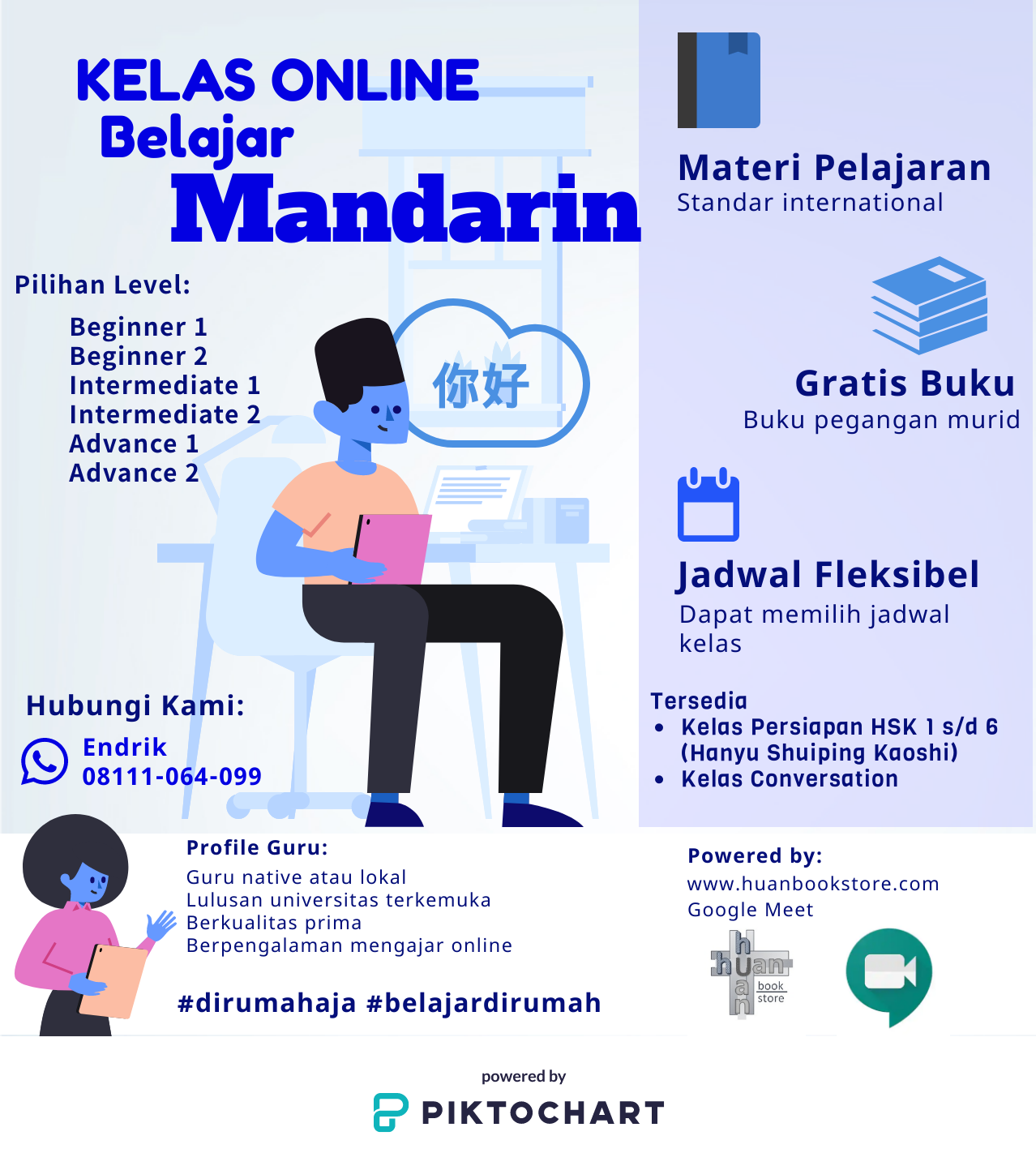 Kelas Online Belajar Mandarin